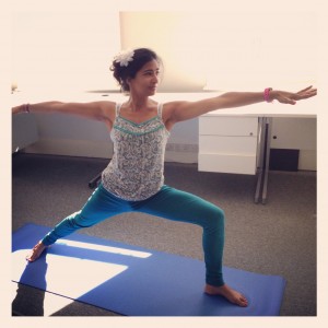 Workplace yoga