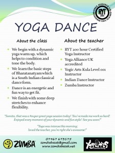 YOGA DANCE CLASSES IN LONDON